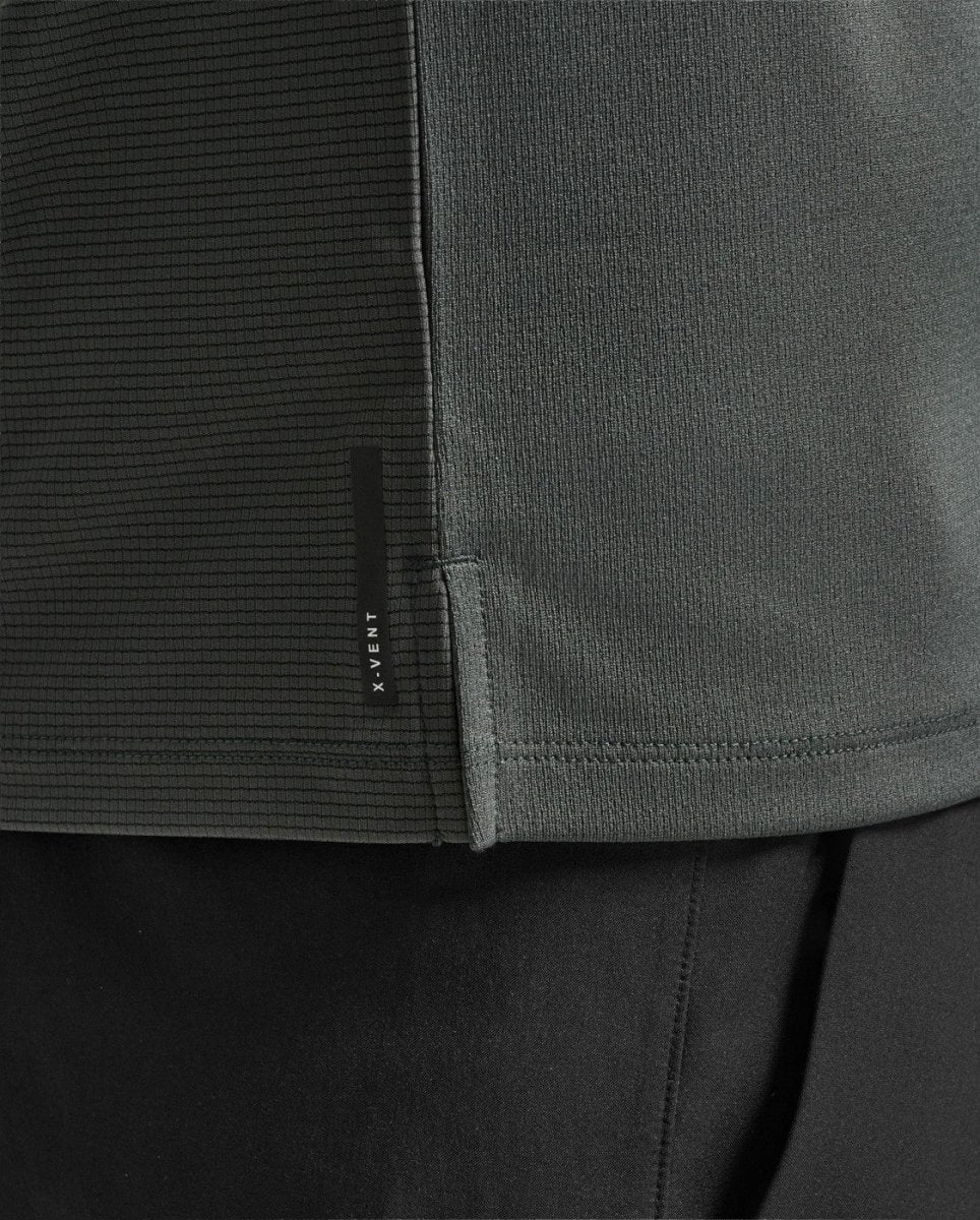 2XU - Aero Mesh Tee Laufshirt Herren - jupiter/black reflective - 2X-MR7441A-JUP/BRF-XS - Sportbrands24