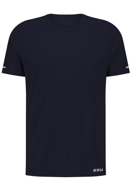 2XU - Aero Mesh Tee Laufshirt Herren - midnight/silver reflective - 2X-MR7441A-MDN/SRF-XS - Sportbrands24