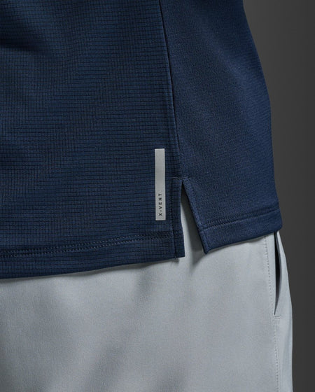 2XU - Aero Mesh Tee Laufshirt Herren - midnight/silver reflective - 2X-MR7441A-MDN/SRF-XS - Sportbrands24