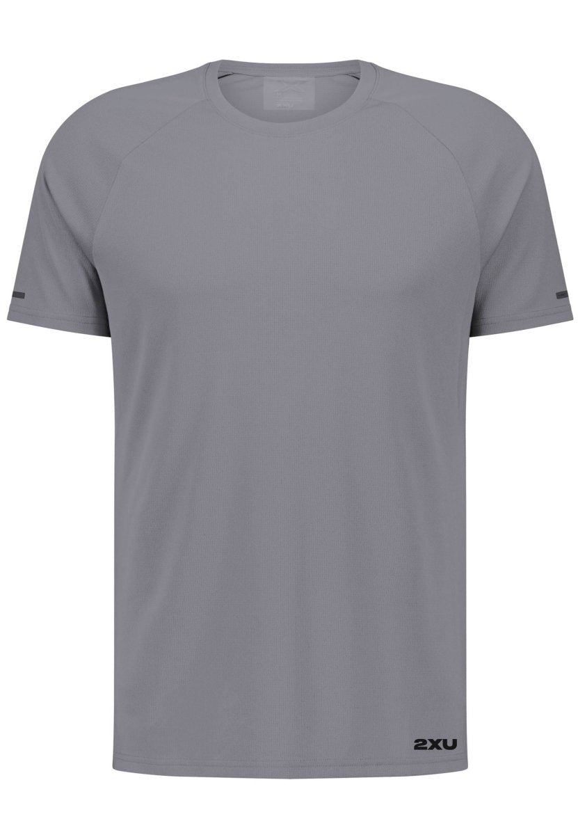 2XU - Aero Mesh Tee Laufshirt Herren - weathervane/black reflective - 2X-MR7441A-WTV/BRF-XS - Sportbrands24