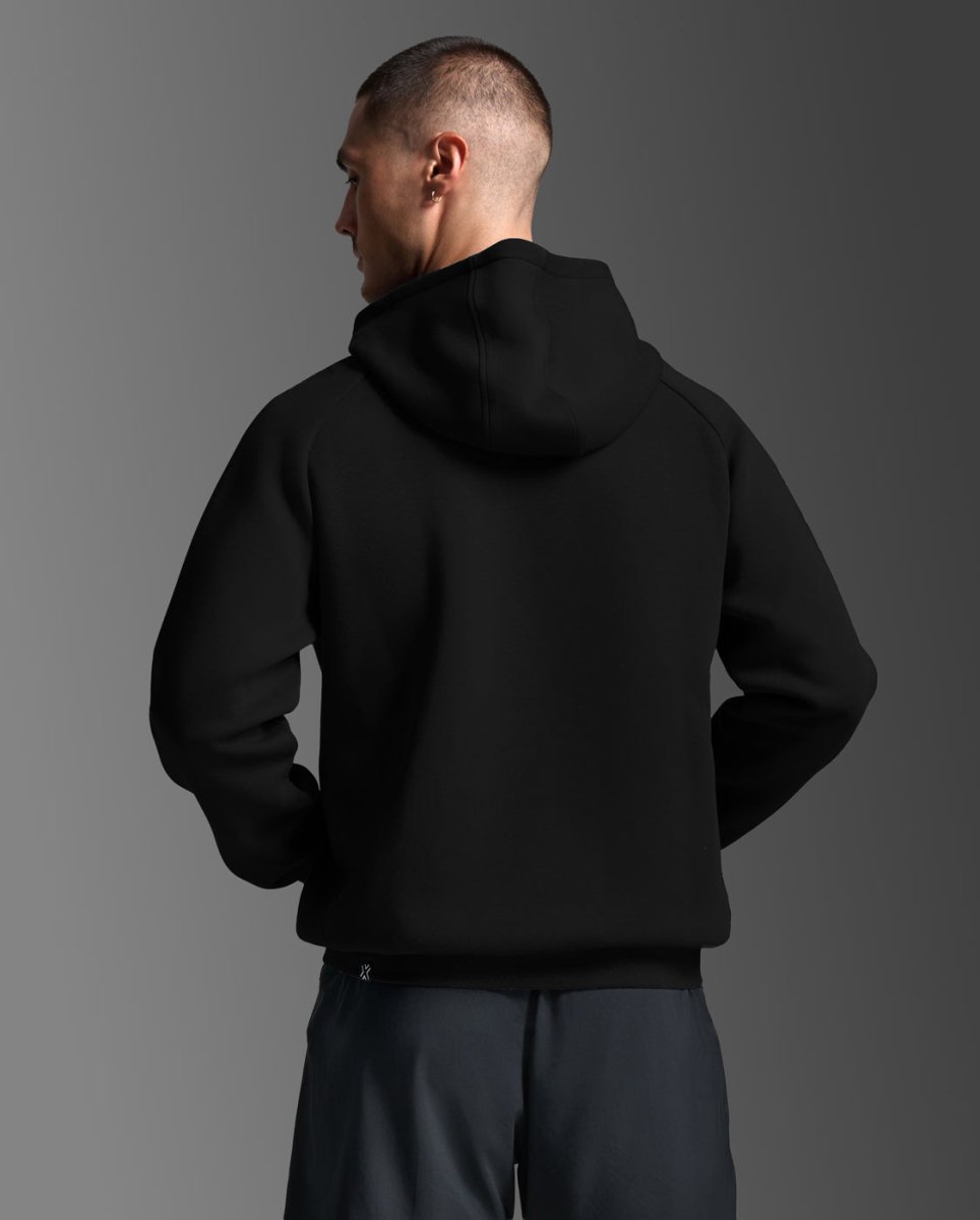 2XU - Motion Smooth Spacer Hoodie Kaupuzenpullover Herren - black/black - 2X - MR7449A - BLK/BLK - S - Sportbrands24
