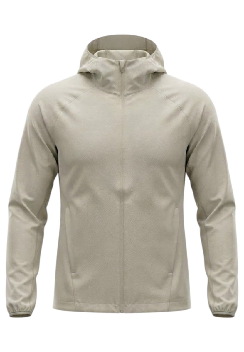 2XU - Aero Hex Windbreaker Windjacke Herren - pebble/black reflective - 2X-MR7518A-PEB/BRF-XS - Sportbrands24
