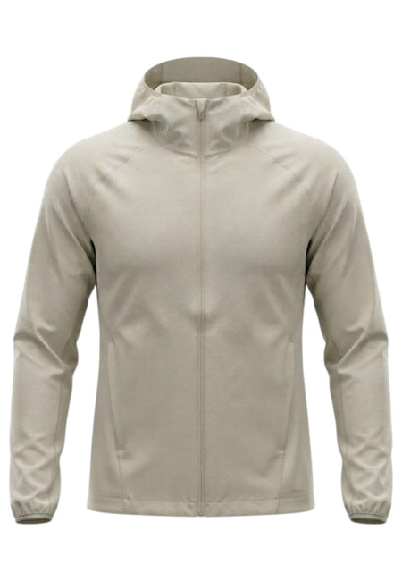 2XU - Aero Hex Windbreaker Windjacke Herren - pebble/black reflective - 2X-MR7518A-PEB/BRF-XS - Sportbrands24