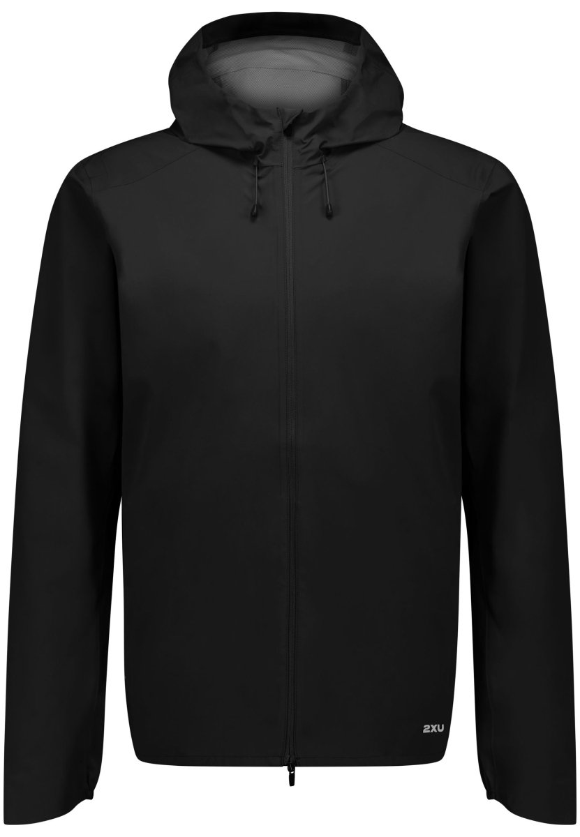 2XU - Ignition Shield Jacket Regenjacke Herren - black/silver reflective - 2X-MR7545A-BLK/SRF-XS - Sportbrands24