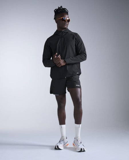 2XU - Ignition Shield Jacket Regenjacke Herren - black/silver reflective - 2X-MR7545A-BLK/SRF-XS - Sportbrands24