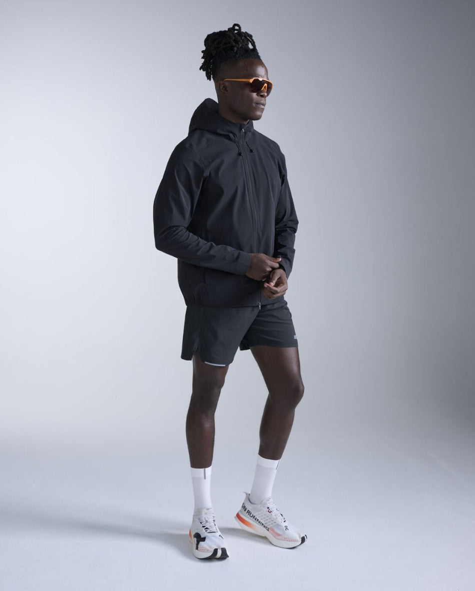 2XU - Ignition Shield Jacket Regenjacke Herren - black/silver reflective - 2X-MR7545A-BLK/SRF-XS - Sportbrands24