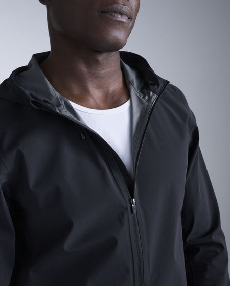 2XU - Ignition Shield Jacket Regenjacke Herren - black/silver reflective - 2X-MR7545A-BLK/SRF-XS - Sportbrands24