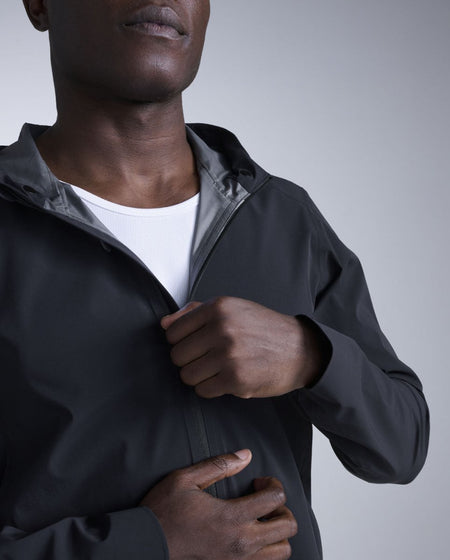 2XU - Ignition Shield Jacket Regenjacke Herren - black/silver reflective - 2X-MR7545A-BLK/SRF-XS - Sportbrands24