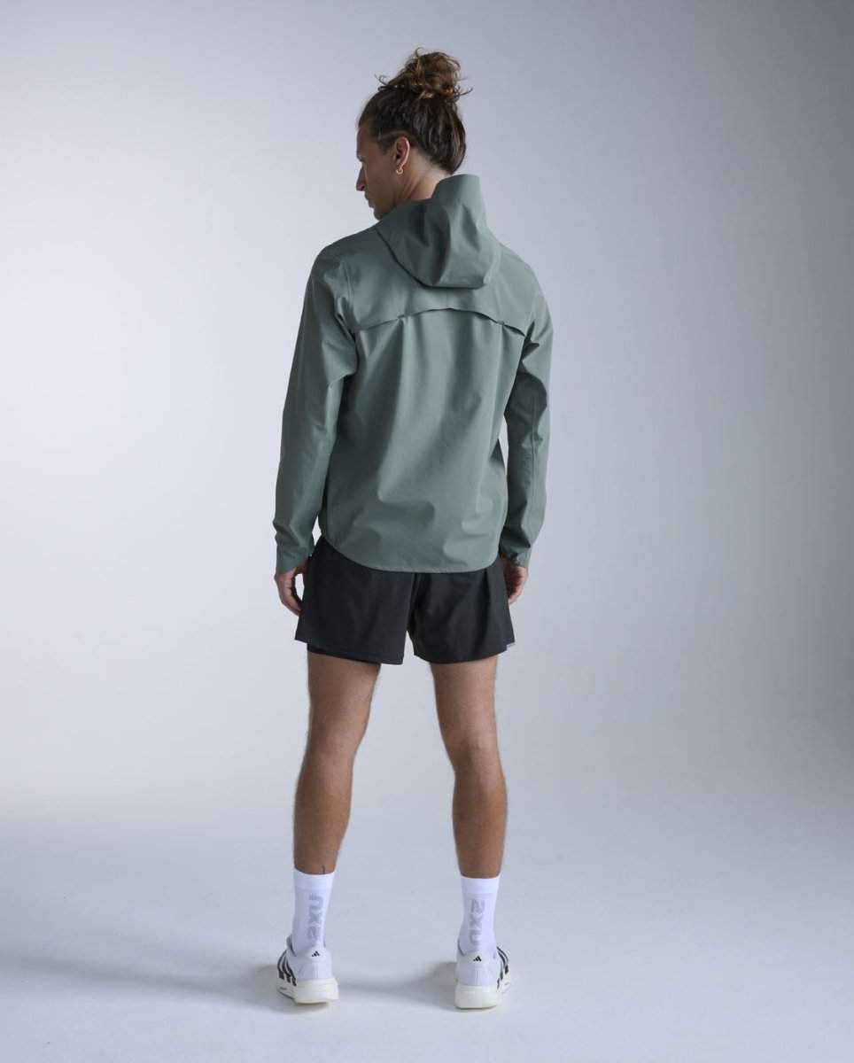 2XU - Ignition Shield Jacket Regenjacke Herren - olive leaf/black reflective - 2X-MR7545A-OLL/BRF-XS - Sportbrands24