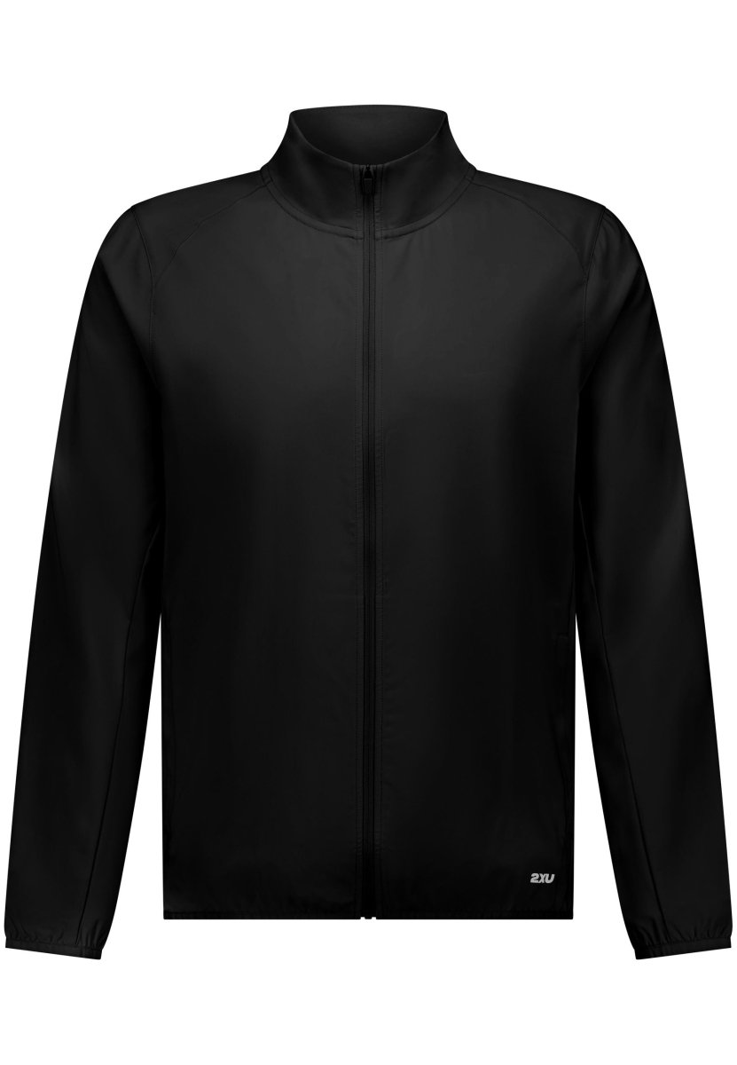2XU - Aero Jacket Laufjacke Herren - black/silver reflective - 2X-MR7577A-BLK/SRF-XS - Sportbrands24