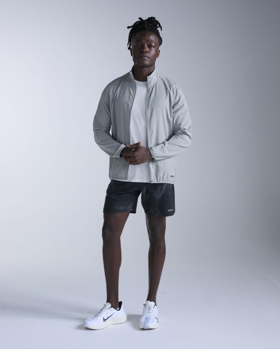 2XU - Aero Jacket Laufjacke Herren - weathervane/black reflective - 2X-MR7577A-WTV/BRF-XS - Sportbrands24