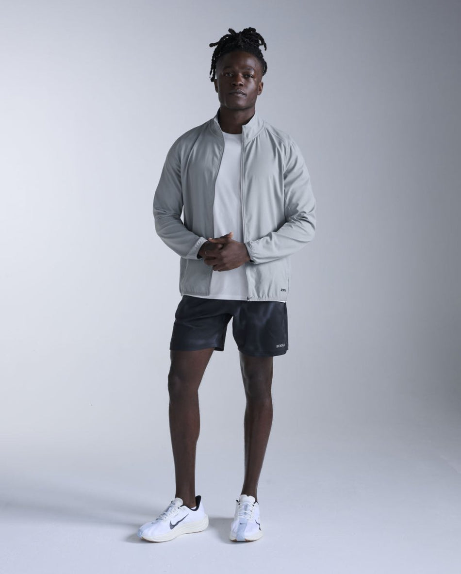 2XU - Aero Jacket Laufjacke Herren - weathervane/black reflective - 2X-MR7577A-WTV/BRF-XS - Sportbrands24