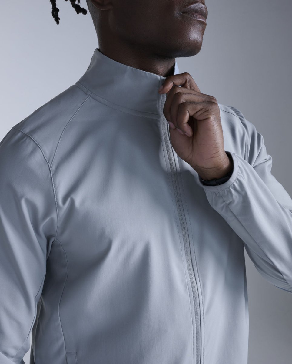 2XU - Aero Jacket Laufjacke Herren - weathervane/black reflective - 2X-MR7577A-WTV/BRF-XS - Sportbrands24