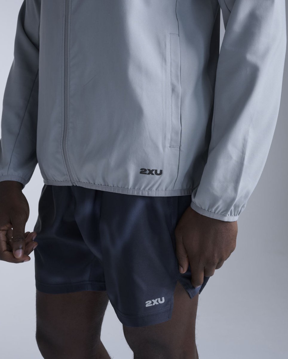 2XU - Aero Jacket Laufjacke Herren - weathervane/black reflective - 2X-MR7577A-WTV/BRF-XS - Sportbrands24