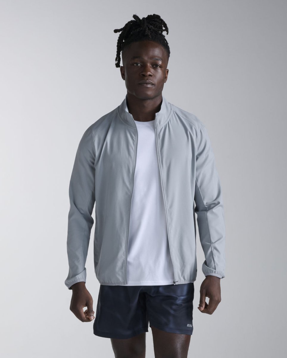 2XU - Aero Jacket Laufjacke Herren - weathervane/black reflective - 2X-MR7577A-WTV/BRF-XS - Sportbrands24