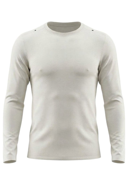 2XU - Aero Trail Long Sleeve Laufshirt Herren - chalk/black reflective - 2X-MR7671A-CHK/BRF-XS - Sportbrands24