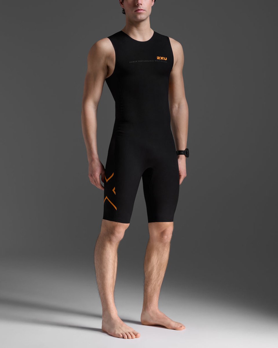 2XU - Propel Swimskin Herren - black/turmeric - 2X-MT6658D-BLK/TUR-XL - Sportbrands24