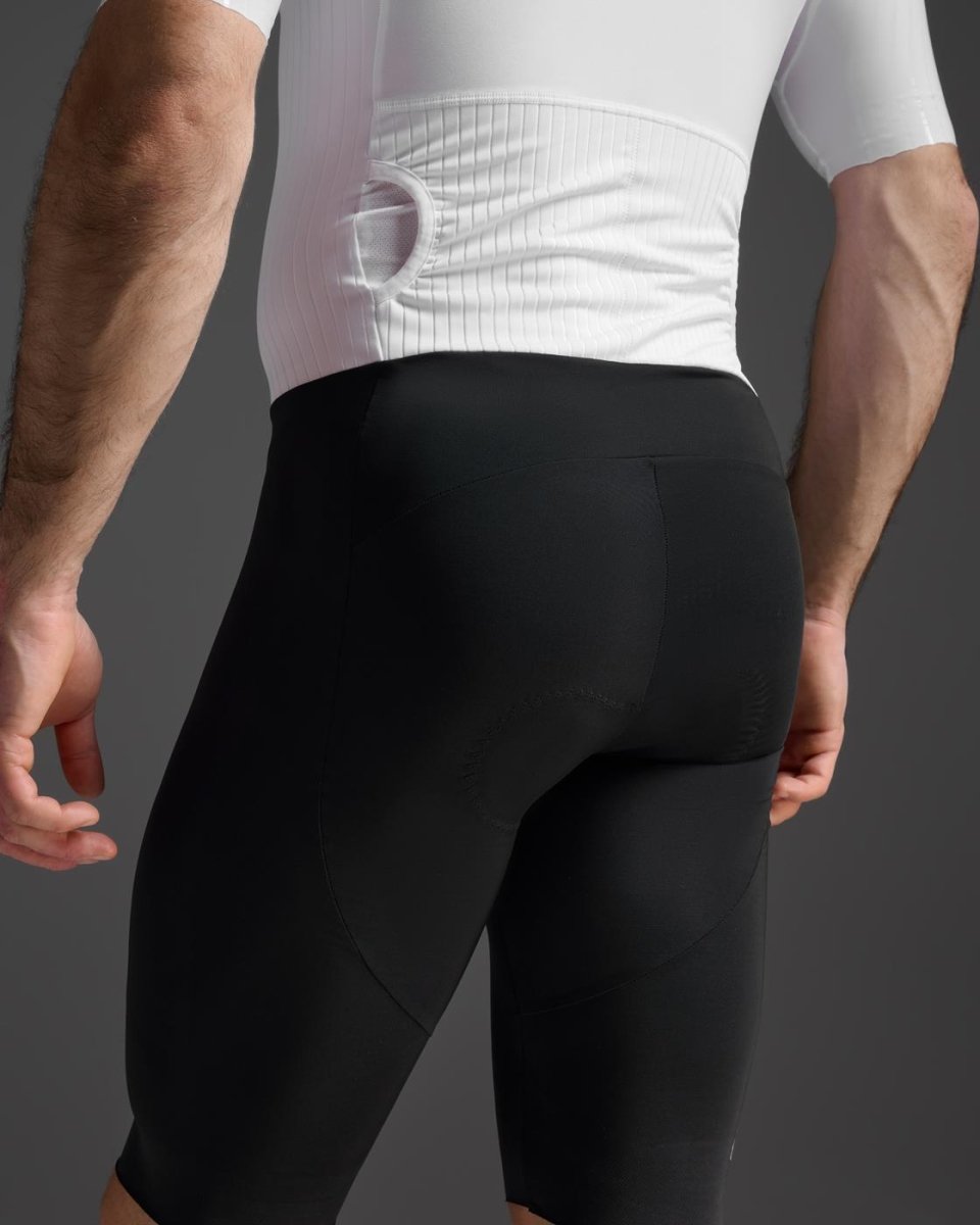 2XU - Light Speed React Sleeved Trisuit Triathonanzug Herren - black/white - 2X-MT7393D-BLK/WHT-XS - Sportbrands24