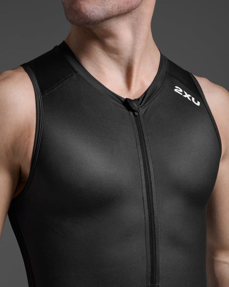 2XU - Core Trisuit Triathlonanzug Herren - black/white - 2X - MT7398D - BLK/WHT - S - Sportbrands24