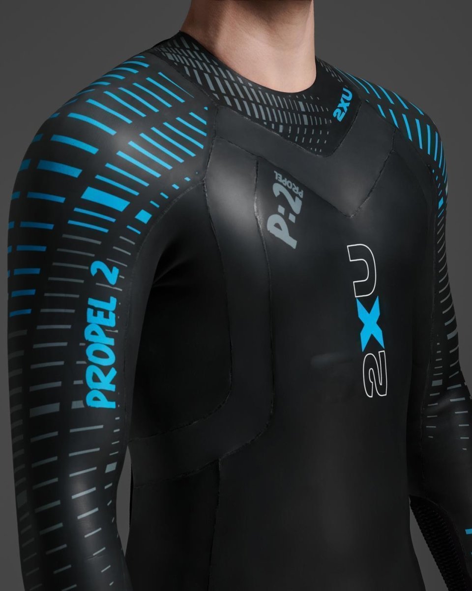 2XU - Propel P:2 Wetsuit Neoprenanzug Herren - black/aloha - 2X-MW4990C-BLK/ALO-MT - Sportbrands24