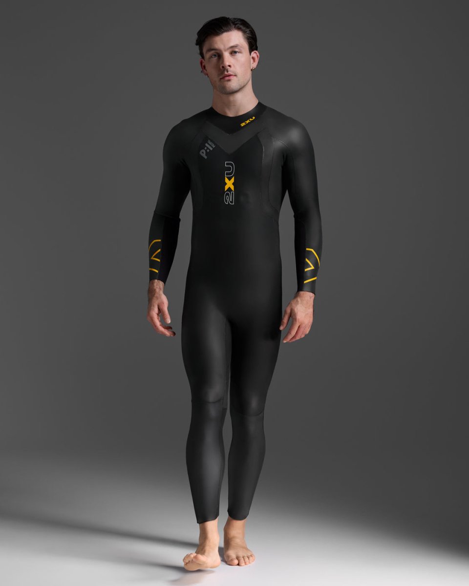 2XU - Propel P:1 Wetsuit Neoprenanzug Herren - black/ambition - 2X-MW4991C-BLK/ABN-MT - Sportbrands24