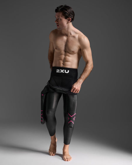2XU - Propel Pro Wetsuit Neoprenanzug Herren - black/punk pink - 2X-MW5124C-BLK/PUK-MT - Sportbrands24