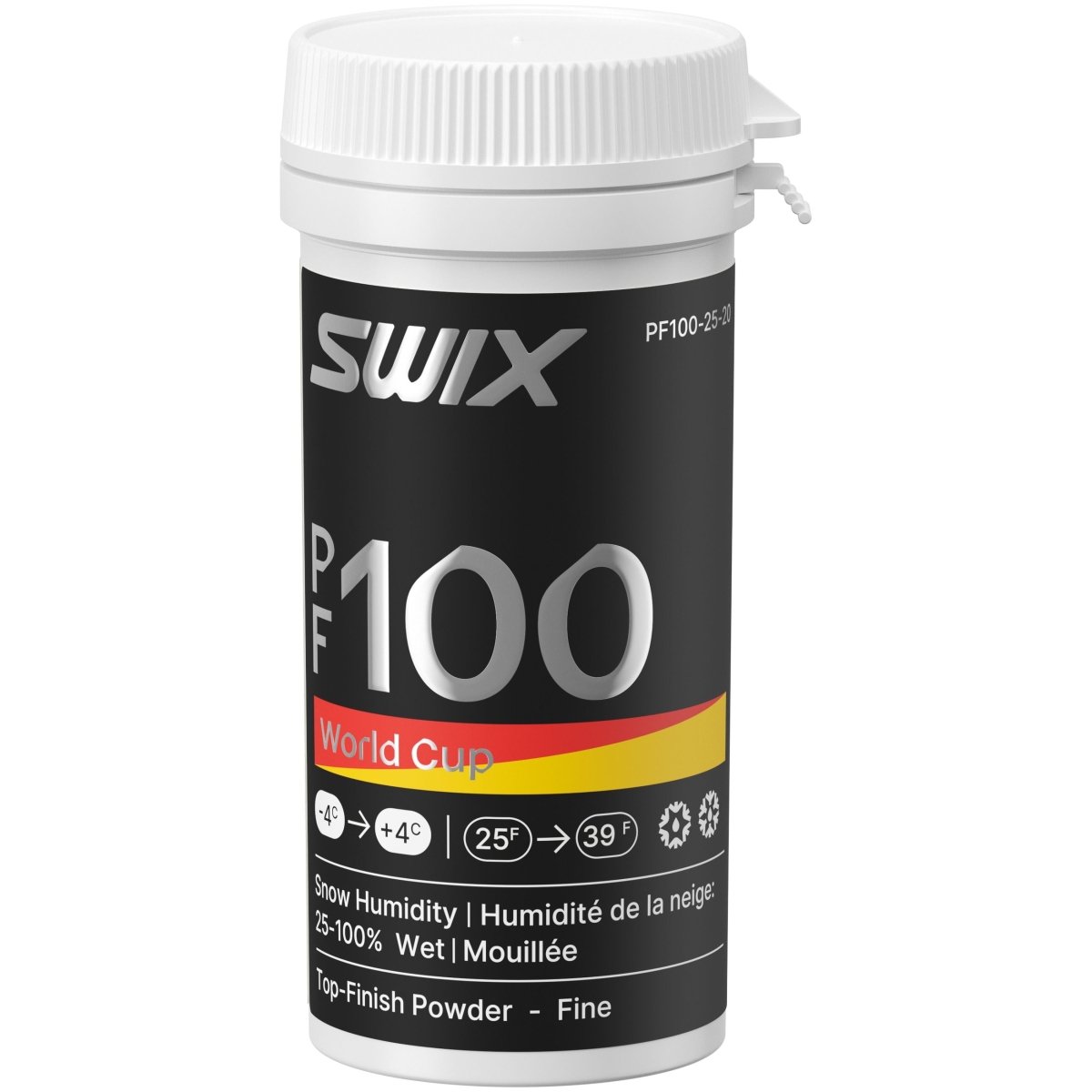 Swix - PF100 WC Powder Fine Wet Gleitwachs - PF100 WC Powder Fine Wet 25g - SX-PF100-25-20 - Sportbrands24