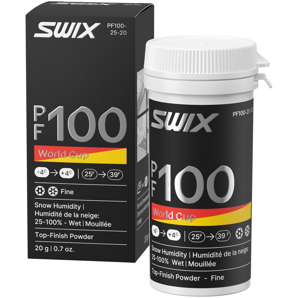 Swix - PF100 WC Powder Fine Wet Gleitwachs - PF100 WC Powder Fine Wet 25g - SX-PF100-25-20 - Sportbrands24