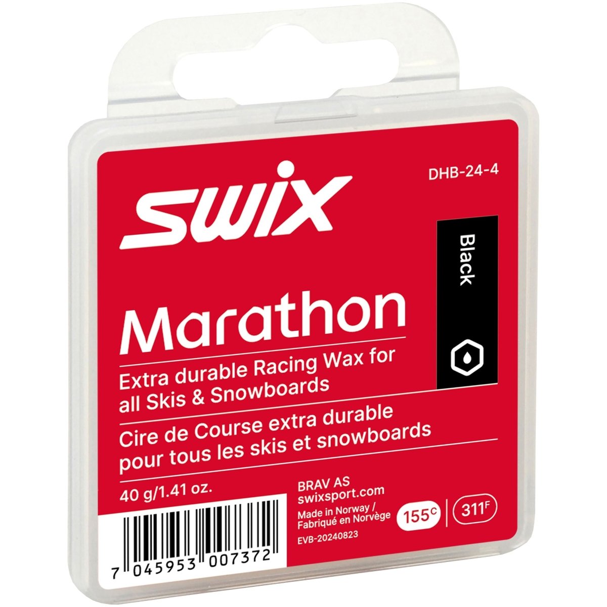Swix - Marathon Black, 40g Gleitwachs - marathon black, 40g - SX-DHB-24-4 - Sportbrands24