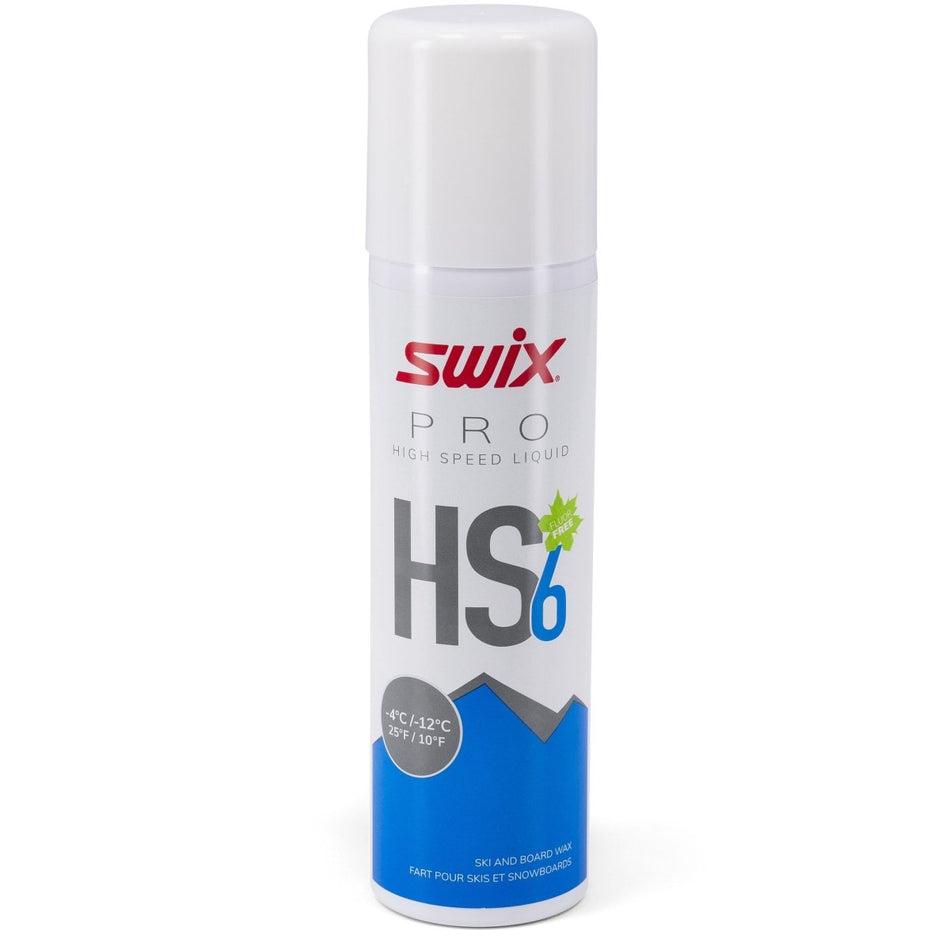 Swix - HS6 Liq. Blue, - 4°C/ - 12°C Gleitwachs - HS6 Liq. Blue - 4°C/ - 12°C, 125ml - SX-HS06L-125 - Sportbrands24