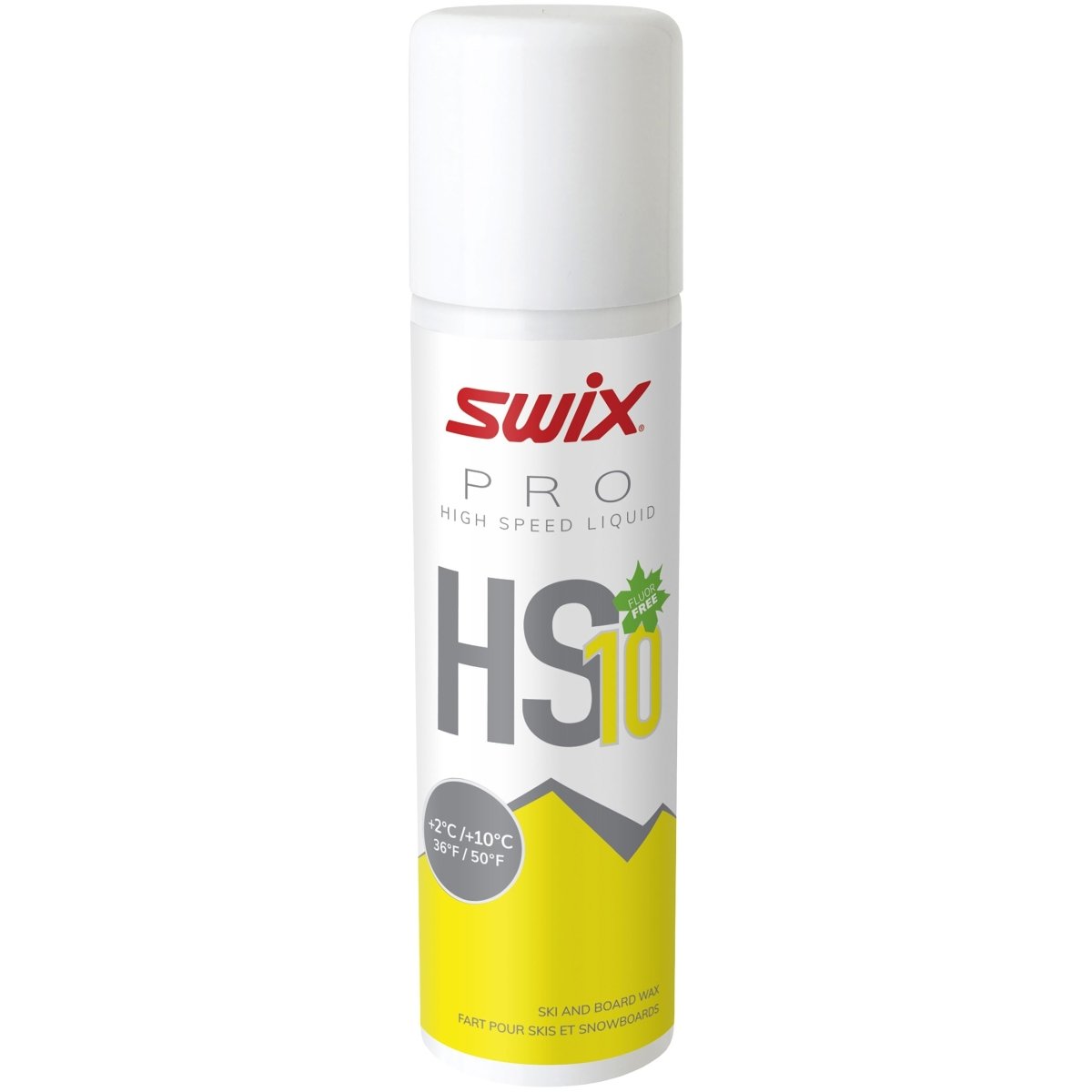 Swix - HS10 Liq. Yellow, +2°C/+10°C Gleitwachs - HS10 Liq. Yellow +2°C/+10°C, 125ml - SX-HS10L-125 - Sportbrands24