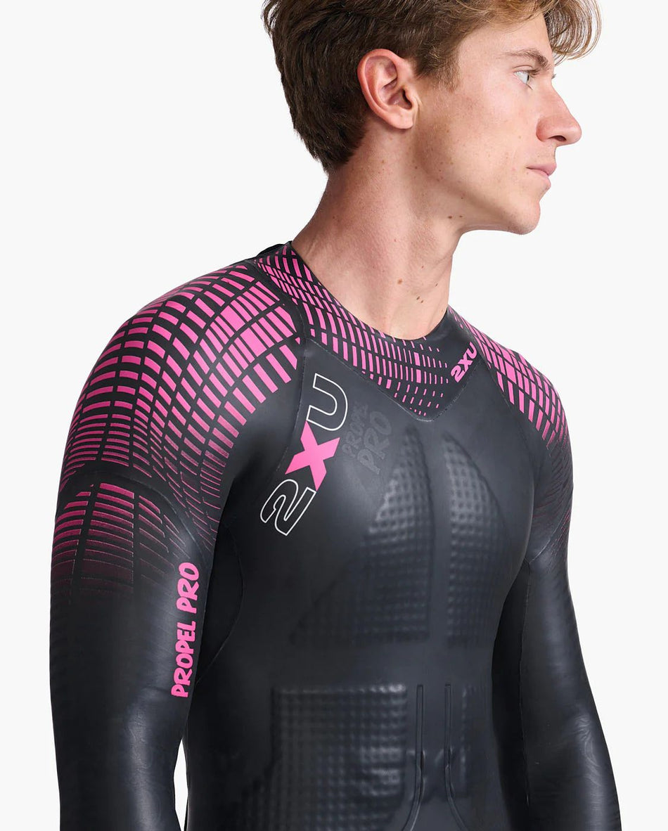 2XU - Propel Pro Wetsuit Neoprenanzug Herren - black/punk pink - 2X - MW5124C - BLK/PUK - MT - Sportbrands24