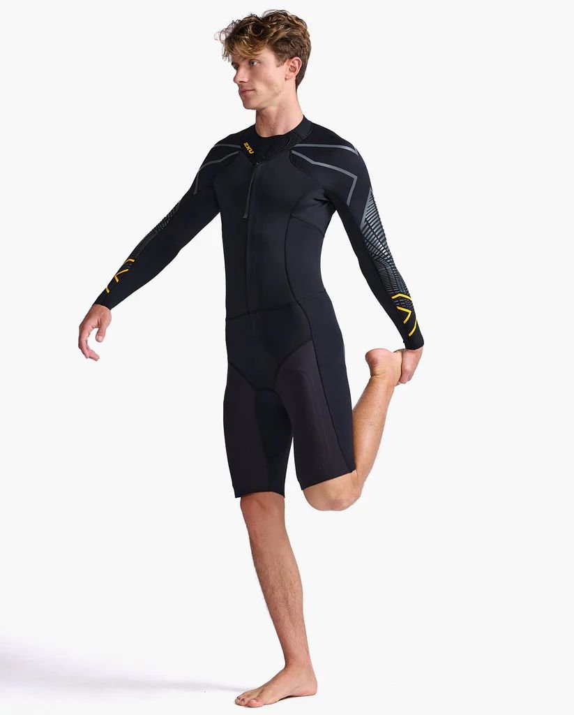 2XU - Propel: SwimRun Wetsuit Neoprenanzug Herren - black/ambition - 2X - MW5479C - BLK/ABN - S - Sportbrands24