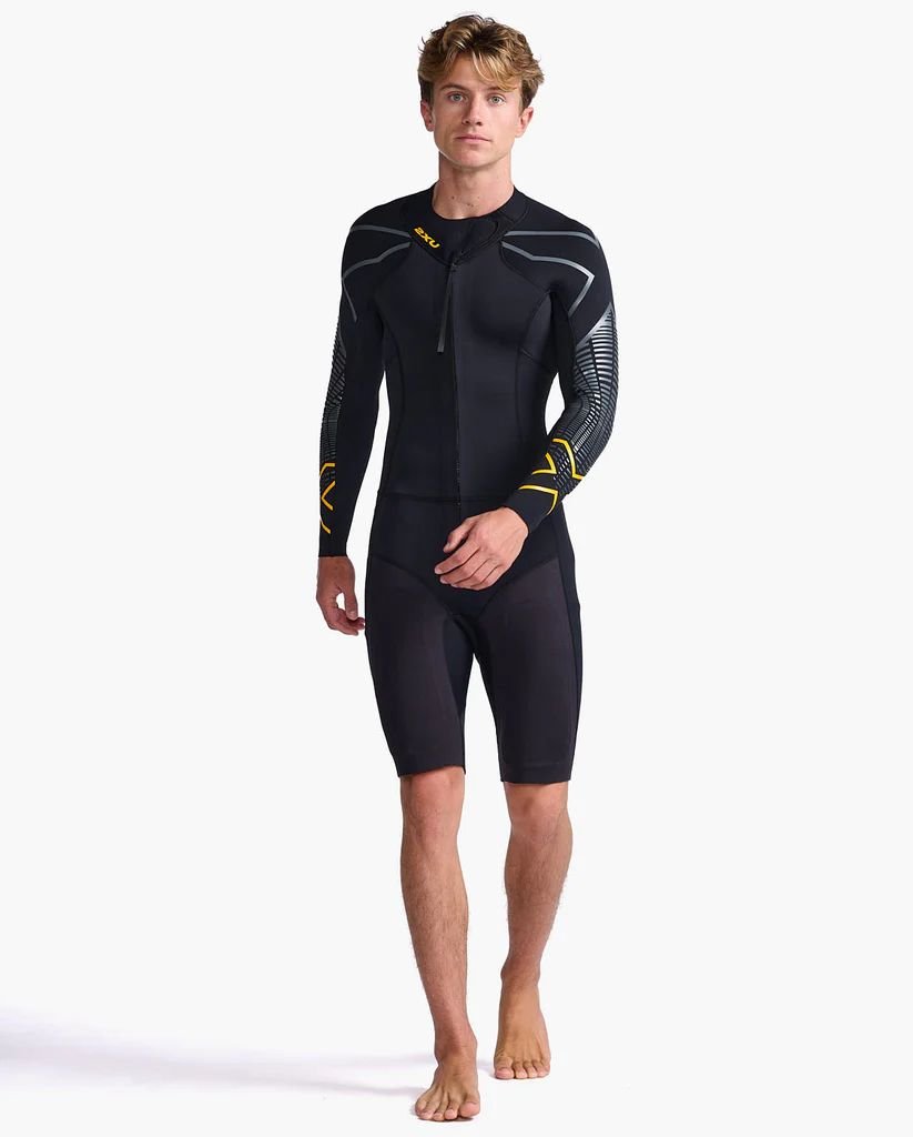 2XU - Propel: SwimRun Wetsuit Neoprenanzug Herren - black/ambition - 2X - MW5479C - BLK/ABN - S - Sportbrands24