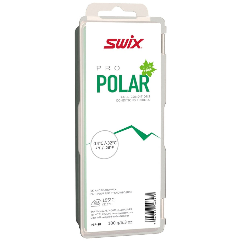 Swix - PS Polar, -14°C/-32°C, 180g Gleitwachs - PS Polar -14°C/-32°C, 180g - SX-PSP-18 - Sportbrands24