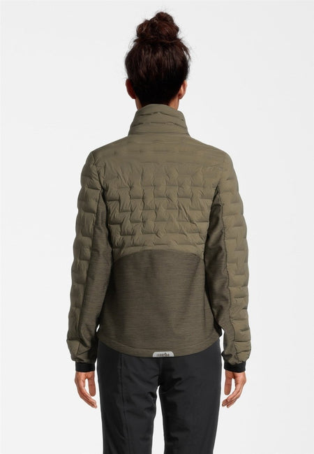 RH+ - 5 Elements Hybrid Bomber Isolationsjacke Damen - kaluga/kaki melange - RH-IZD2988-449-XS - Sportbrands24