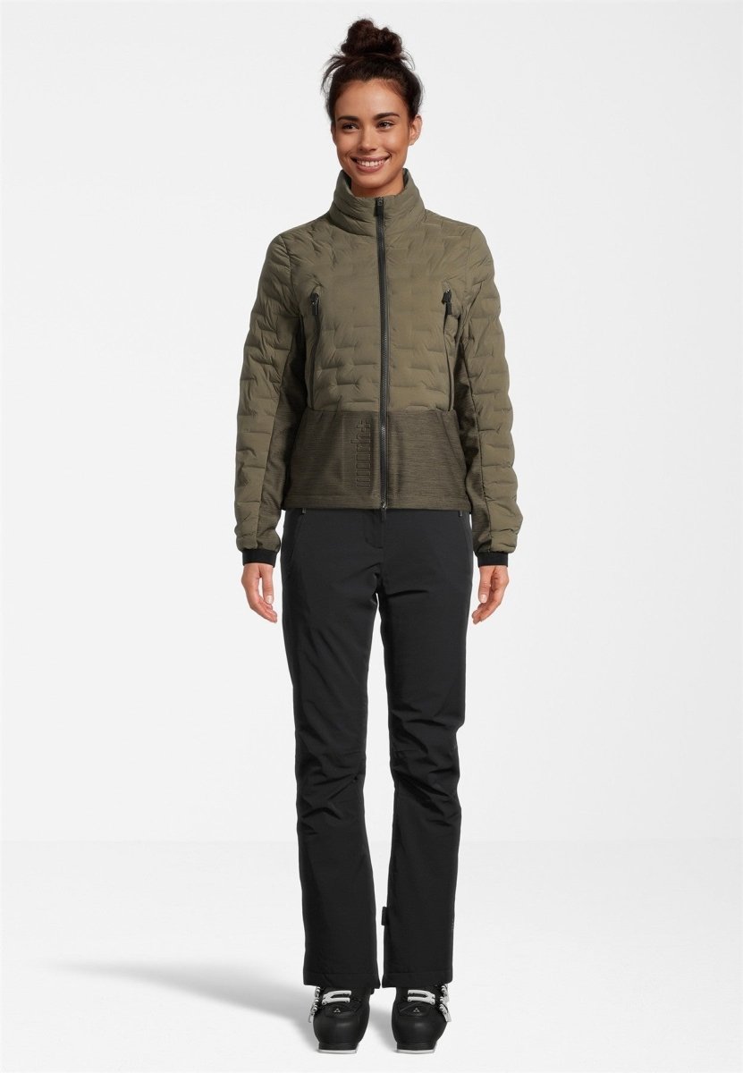RH+ - 5 Elements Hybrid Bomber Isolationsjacke Damen - kaluga/kaki melange - RH-IZD2988-449-XS - Sportbrands24
