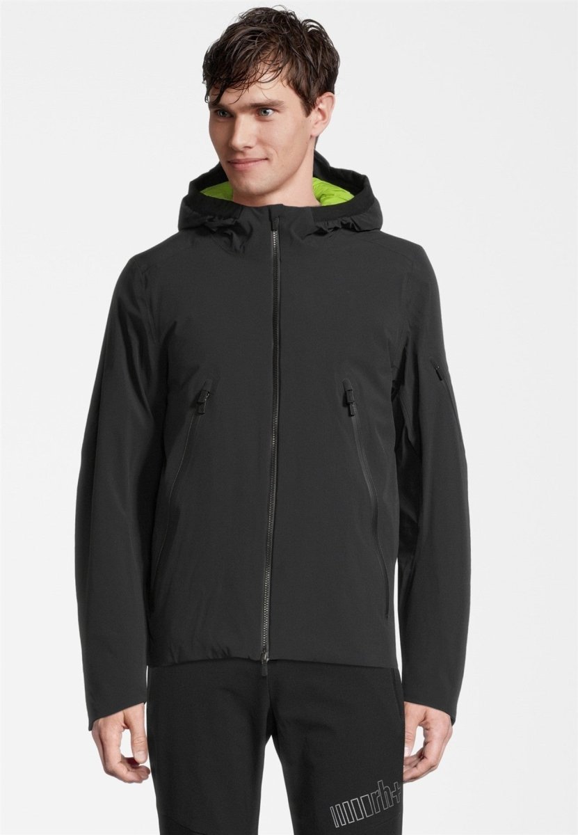 RH+ - 4 Elements Padded Funktionsjacke Herren - black/acid lime - RH-IZU2955-962-L - Sportbrands24