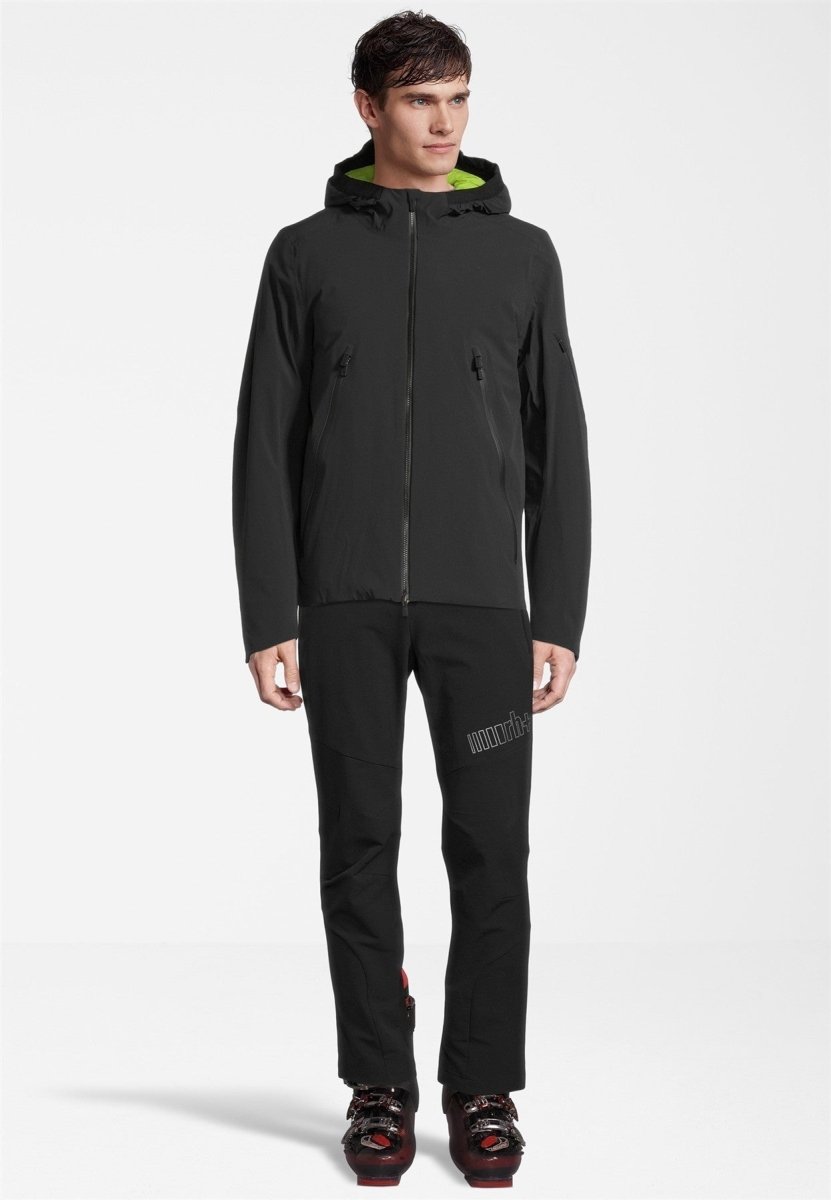 RH+ - 4 Elements Padded Funktionsjacke Herren - black/acid lime - RH-IZU2955-962-S - Sportbrands24