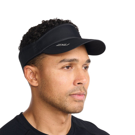 2XU - Run Visor Schirmmütze - black/black - 2X - UQ5686F - BLK/BLK - OSFA - Sportbrands24