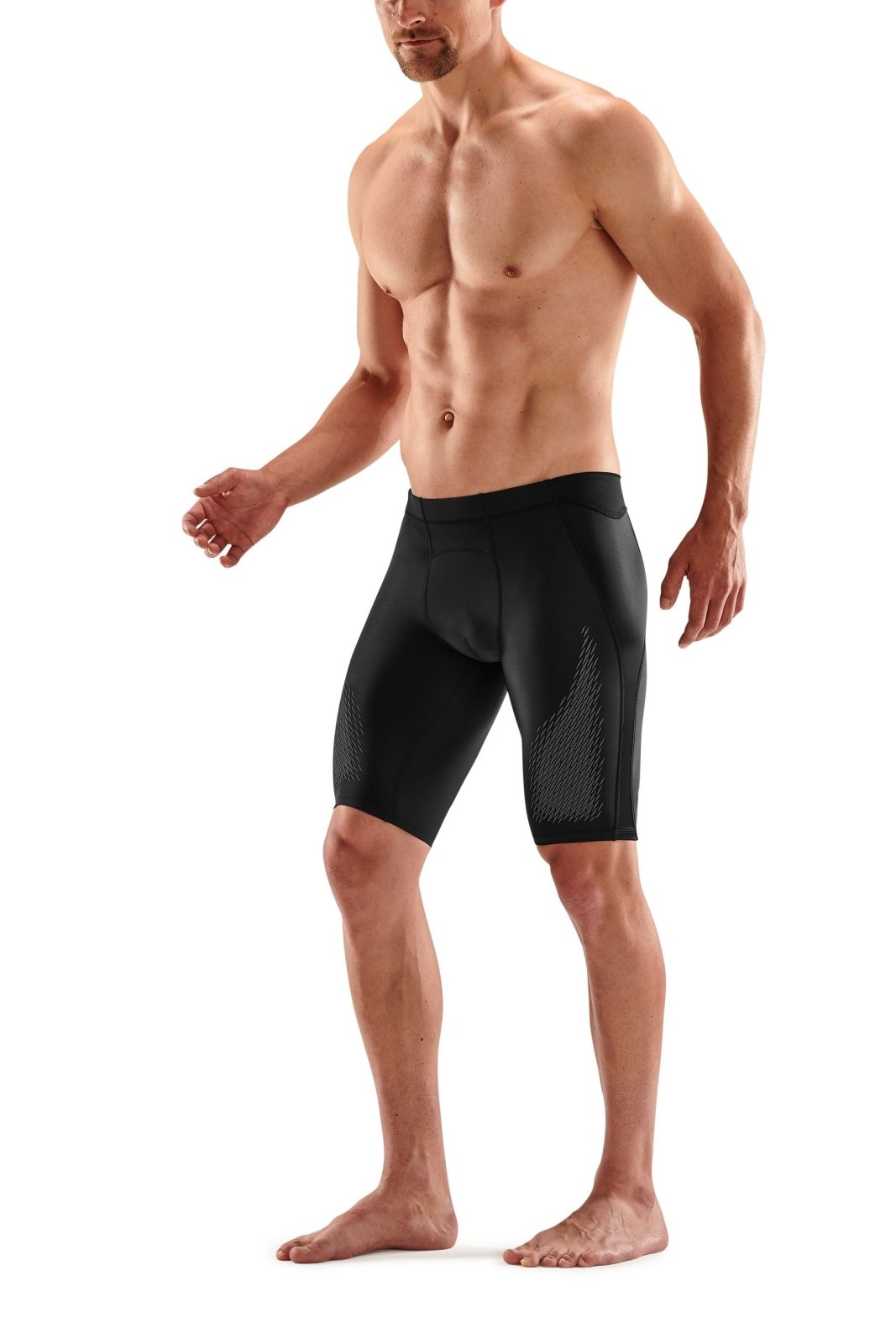 Skins - S3 400 Half Tight Kompressionshose Herren - black/stars - SK - ST00300850064S - Sportbrands24