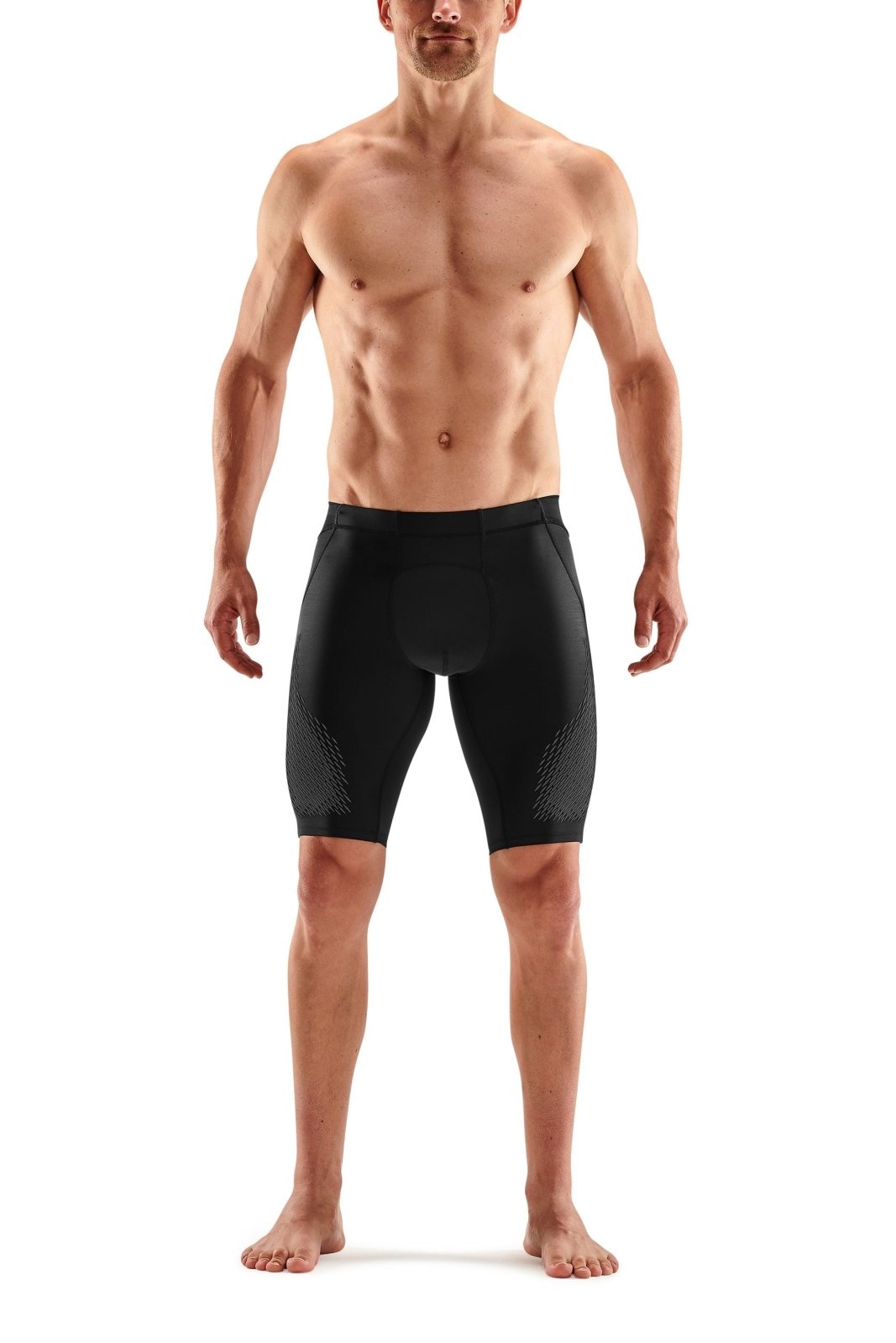 Skins - S3 400 Half Tight Kompressionshose Herren - black/stars - SK - ST00300850064S - Sportbrands24