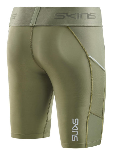 Skins - S3 Half tights Kompressionshose Damen - khaki - SK - ST40300020573XS - Sportbrands24