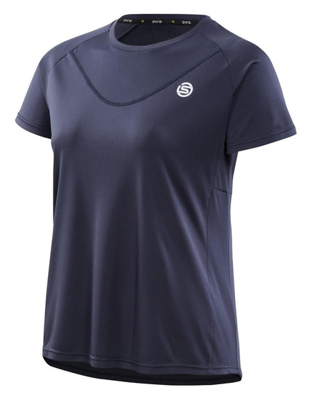 Skins - S3 Short Sleeve Top Shirt Damen - navy blue - SK - ST40754559010XS - Sportbrands24