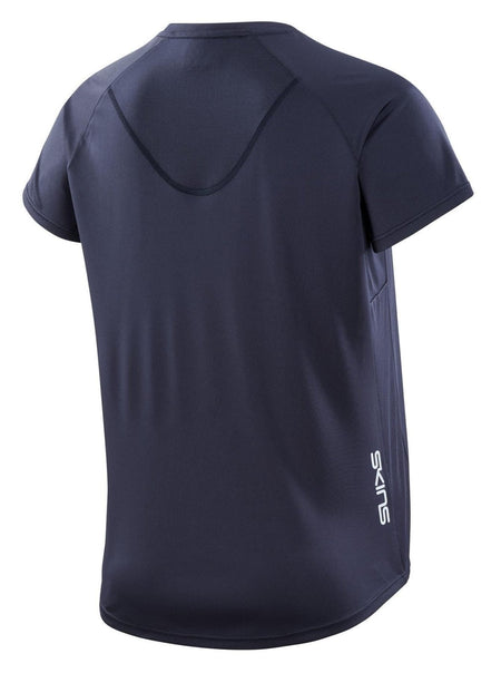 Skins - S3 Short Sleeve Top Shirt Damen - navy blue - SK - ST40754559010XS - Sportbrands24