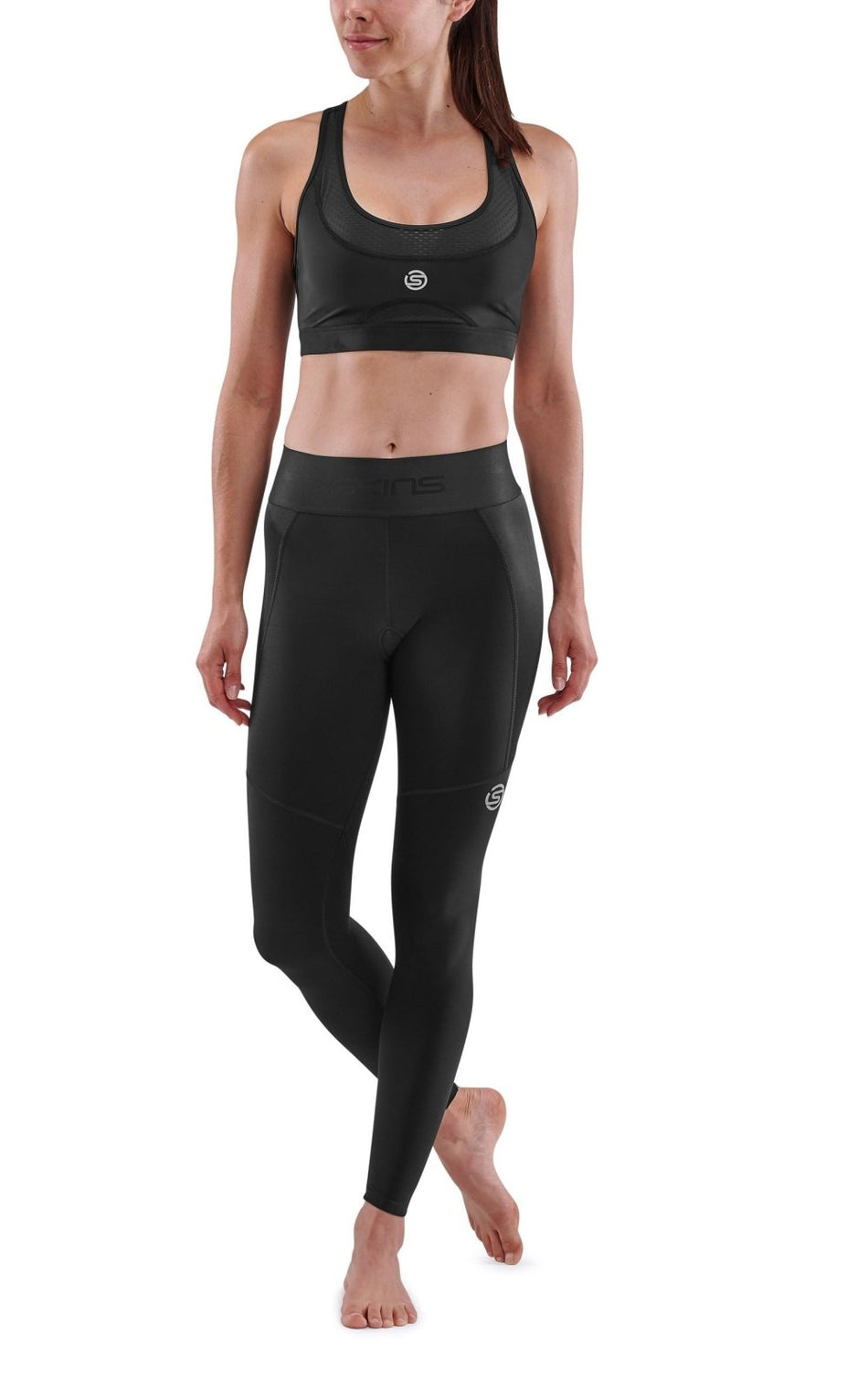 Skins - S3 Thermal Long Tight Kompressionshose Damen - black - SK - ST40301119001XS - Sportbrands24