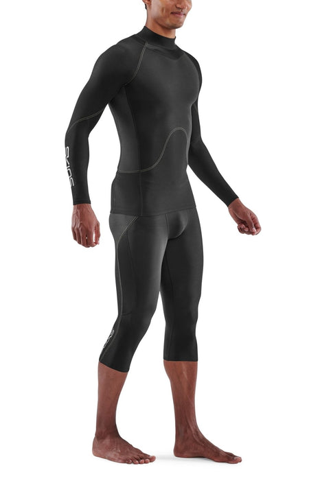 Skins - S3 Thermal Longsleeve Kompressionsshirt Herren - black - SK - ST00300669001S - Sportbrands24