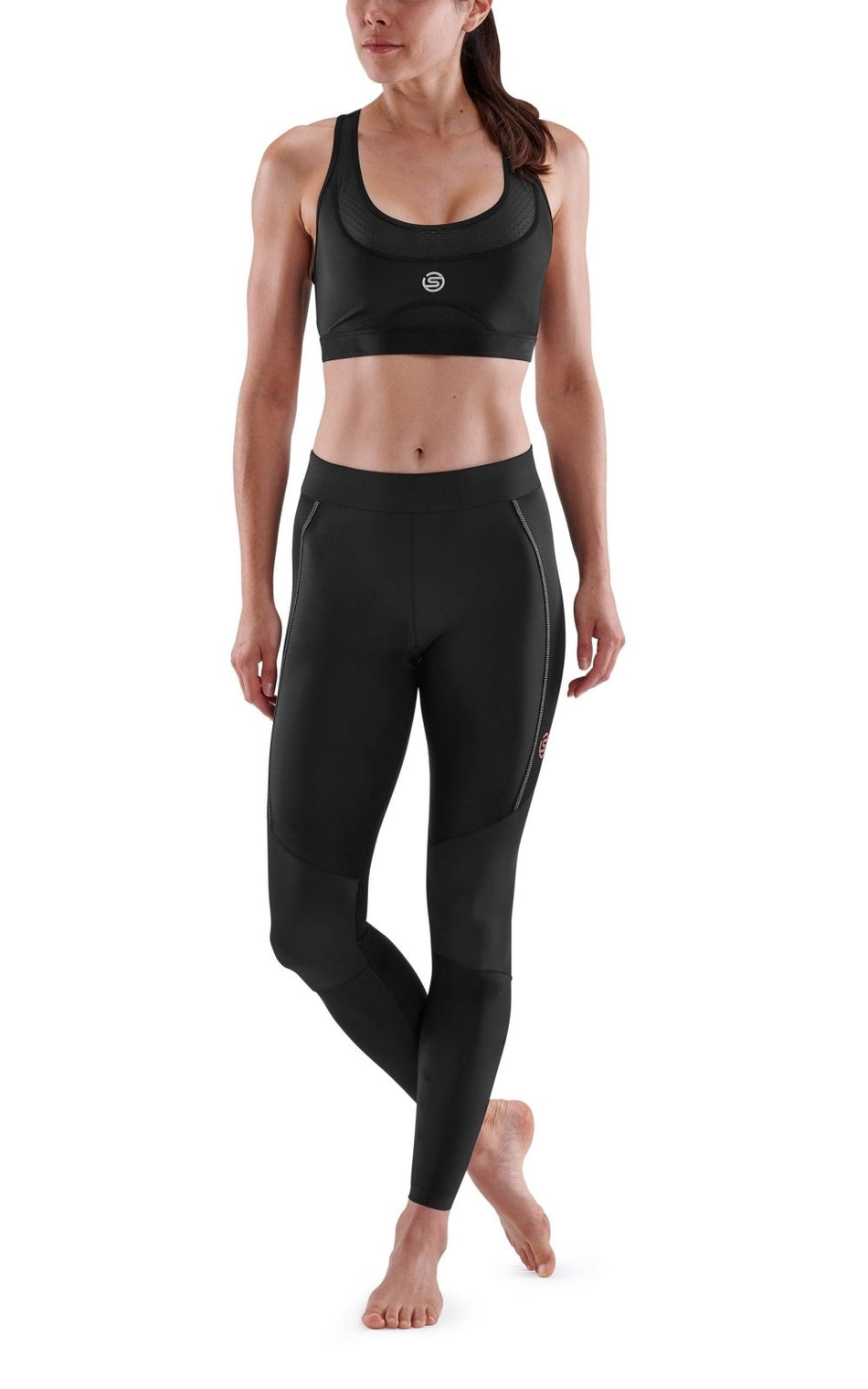 Skins - S5 Lauftights Damen - black - SK - SF40501199001XS - Sportbrands24