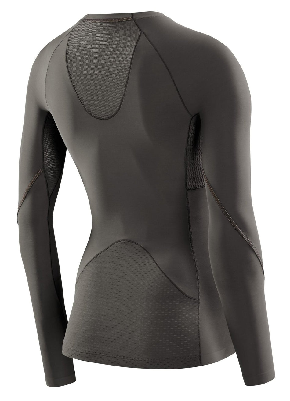 Skins - S5 Longsleeve Kompressionsshirt Damen - charcoal - SK - SF40500059118XS - Sportbrands24