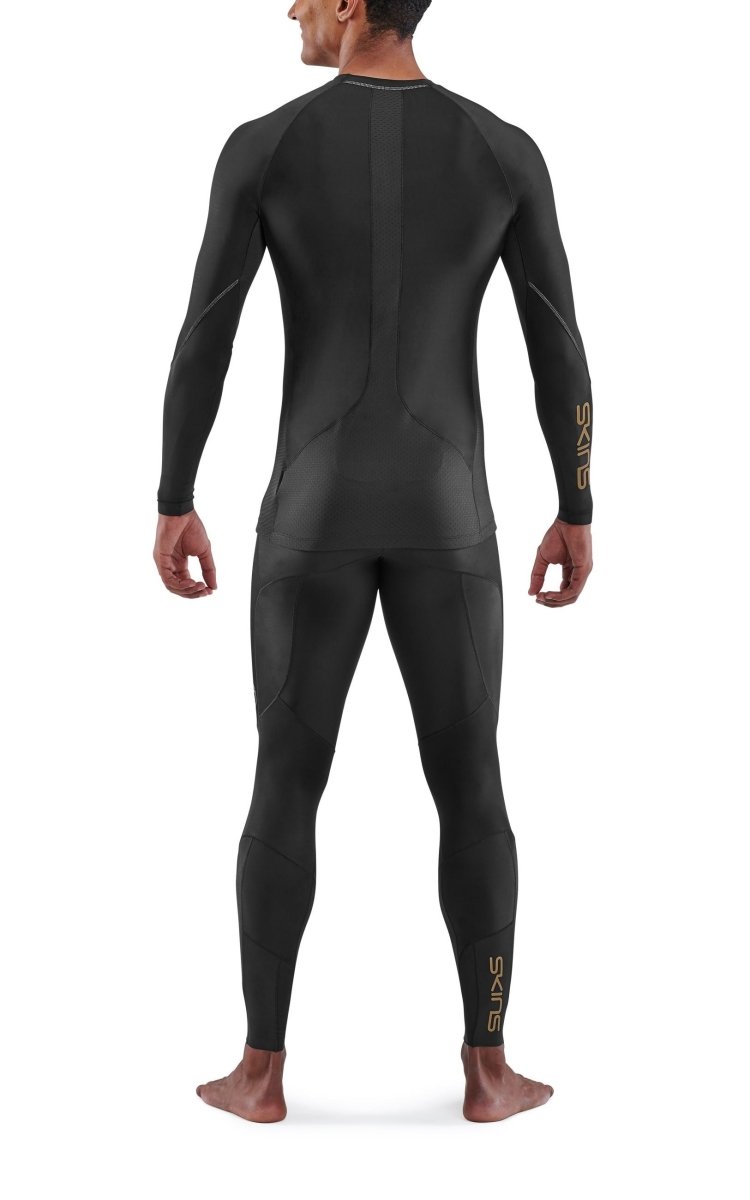 Skins - S5 Longsleeve Kompressionsshirt Herren - black - SK-SF00500059001S - Sportbrands24